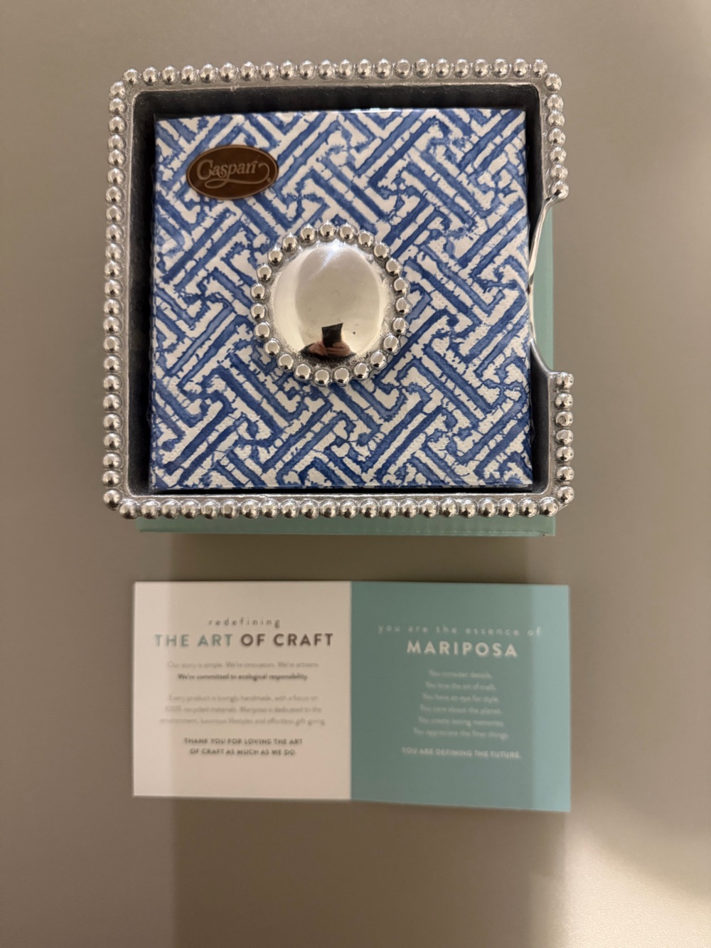 Mariposa Napkin Box